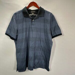 Banana Republic Polo Shirt Mens XL Standard Fit  Blue Cotton Short Sleeve